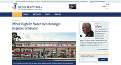 Desktop Screenshot of airportzentrale.de